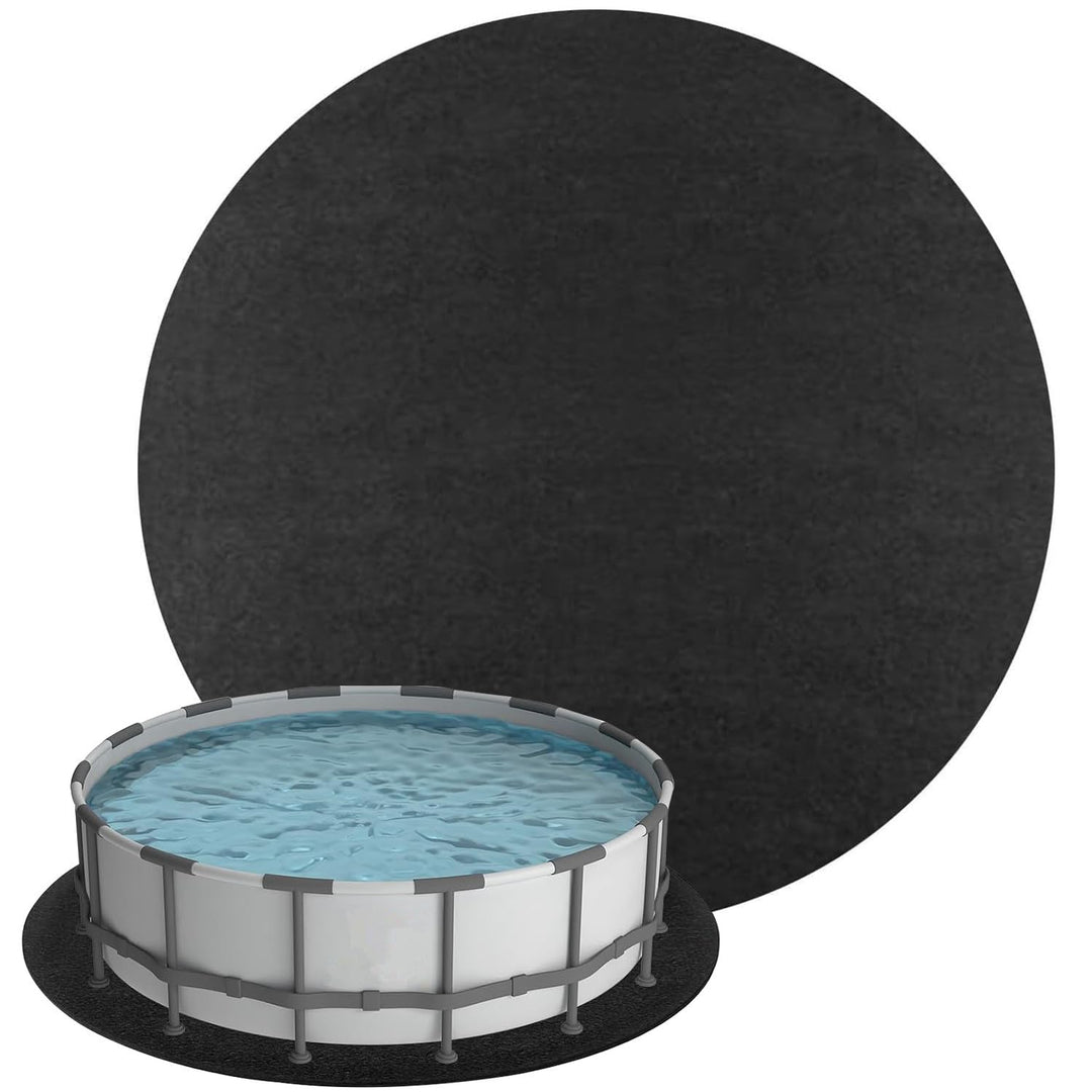300CM Whirlpool Poolmatten Schutzboden, Pool Bodenmatte,Outdoor Poolunterlage Poolmatten Schutzboden
