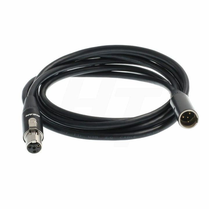 HangTon Audio Adapter Verlängerungskabel für Shure Headset Mikrofon SM-93 WBH WL Body-Pack Transmitt