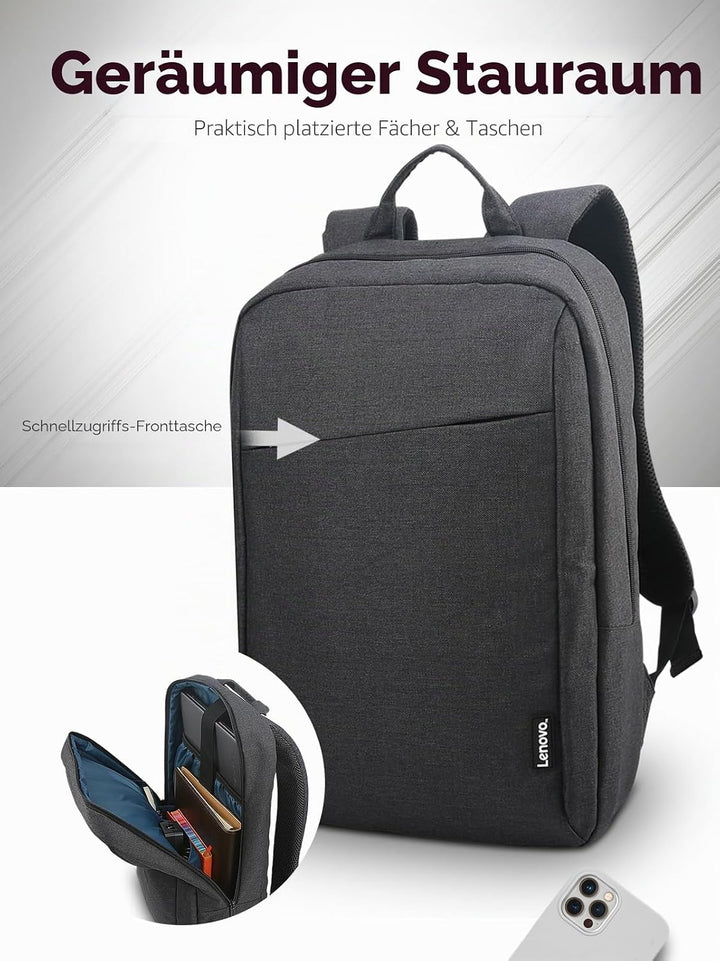 Lenovo [Tasche] 15,6 Zoll Casual Laptop Rucksack B210 (wasserabweisend), works with Chromebook (WWCB
