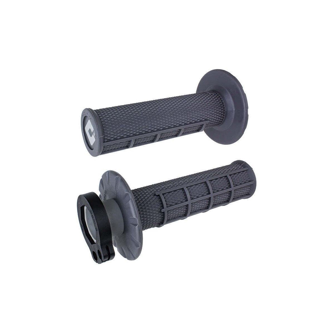 Odi Half Waffle V2 MX Lock-On Grips – 2- und 4-Takt (Graphit)