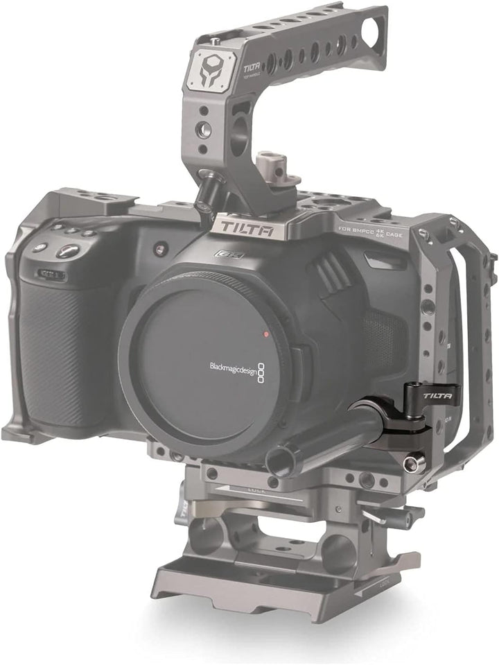 Tilta 15 mm seitlicher Einzelstangenhalter für Tilta Bmpcc 4K Kamerakäfig TA-SRA-15-G