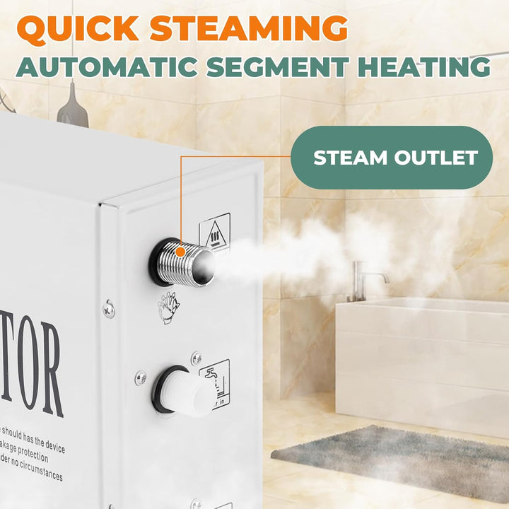 YJINGRUI dampfbad generator dampfgenerator für dampfbad dampfgenerator für sauna mit digitaler Steue