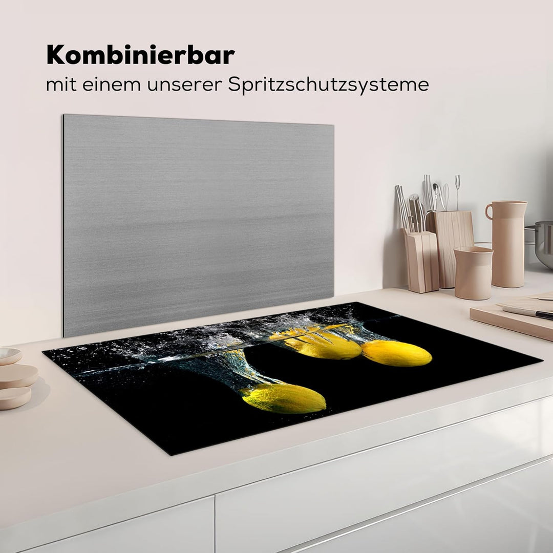 Herdabdeckplatte Einteilig Küche Herdabdeckung Induktionsfeld Ceranfeld Herdabdeckplatten Vinyl Matt