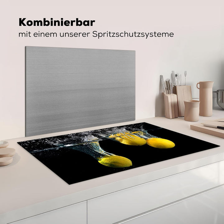 Herdabdeckplatte Einteilig Küche Herdabdeckung Induktionsfeld Ceranfeld Herdabdeckplatten Vinyl Matt