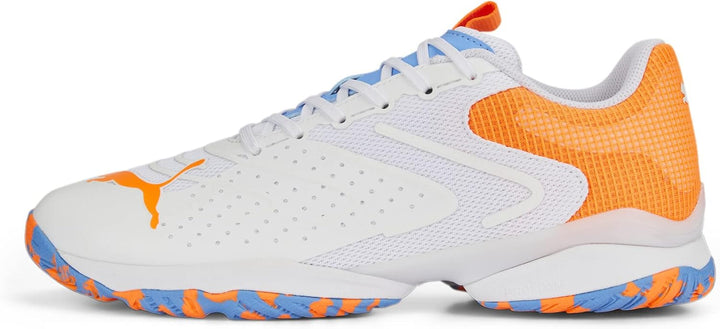 Puma Handball Freizeitschuhe 39 EU Puma White Ultra Orange Team Light Blue, 39 EU Puma White Ultra O