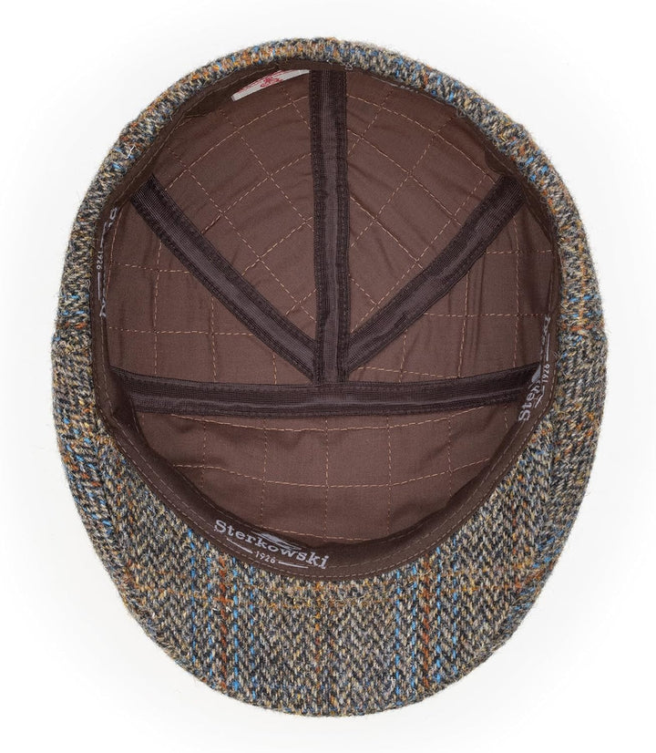 Sterkowski Ivy Five Kappe | Harris Tweed Schirmmütze für Herren und Frauen | Elegant Praktisch Schie