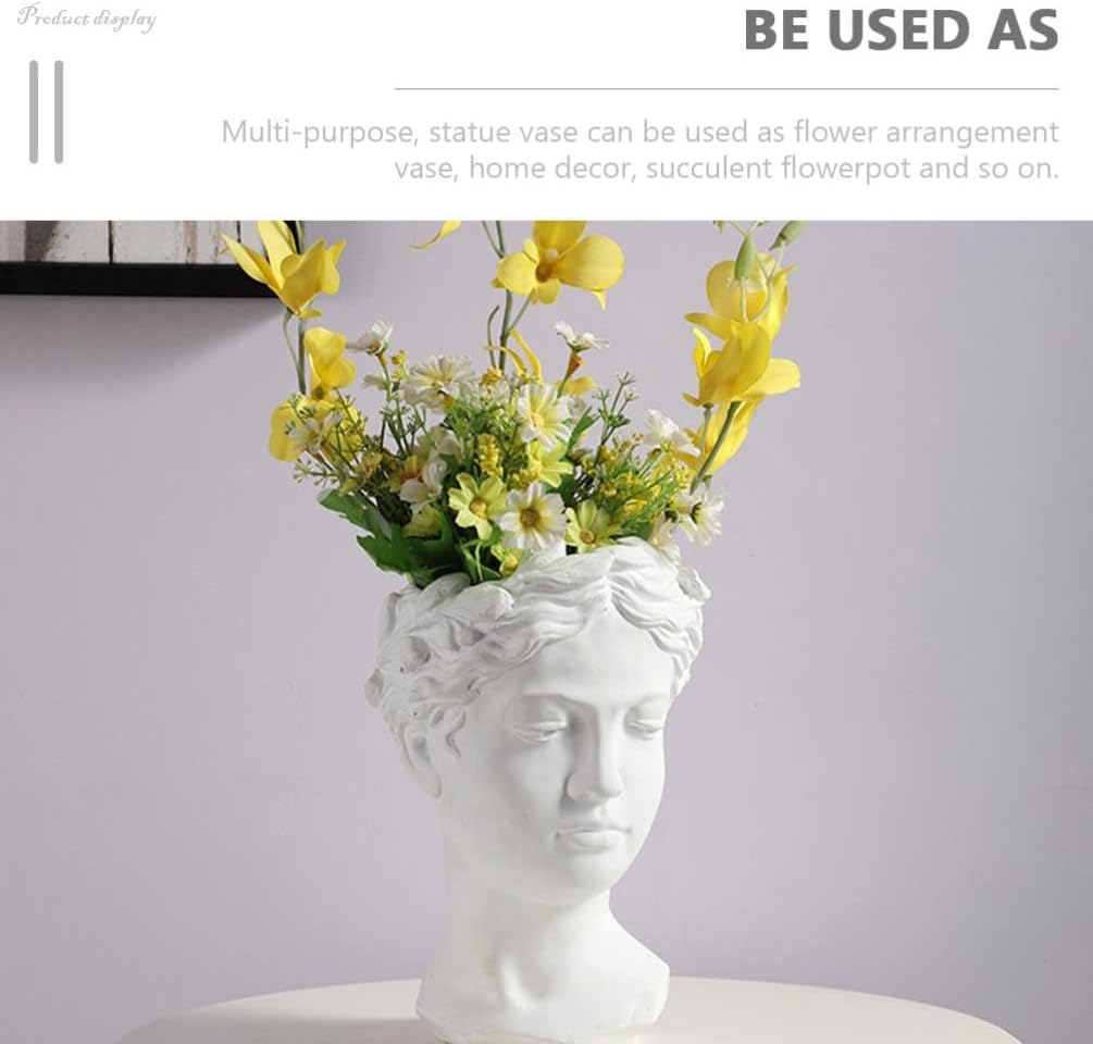 Operitacx Wohnkultur Blumentopf Statuendekor Der Griechischen Mythologie Modern Blumenbehälter Bonsa