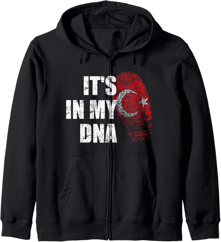 It's in my DNA Türkei Flagge für Türken Kapuzenjacke