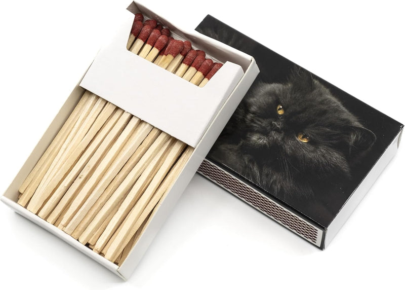 24x 55 Stück Kaminhölzer Extra Lang ca 10 cm + 1 Bildmagnet! Kaminstreichhölzer Kohleanzünder Grilla