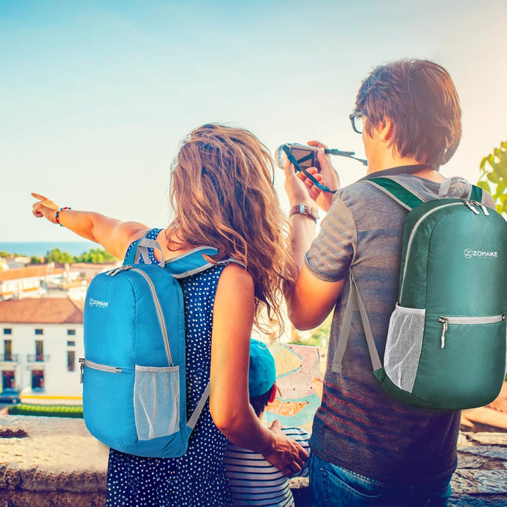 ZOMAKE Ultraleicht Faltbarer Rucksack Packbare Backpacks 20 L, Kleiner Faltbar Rucksäcke Wanderrucks