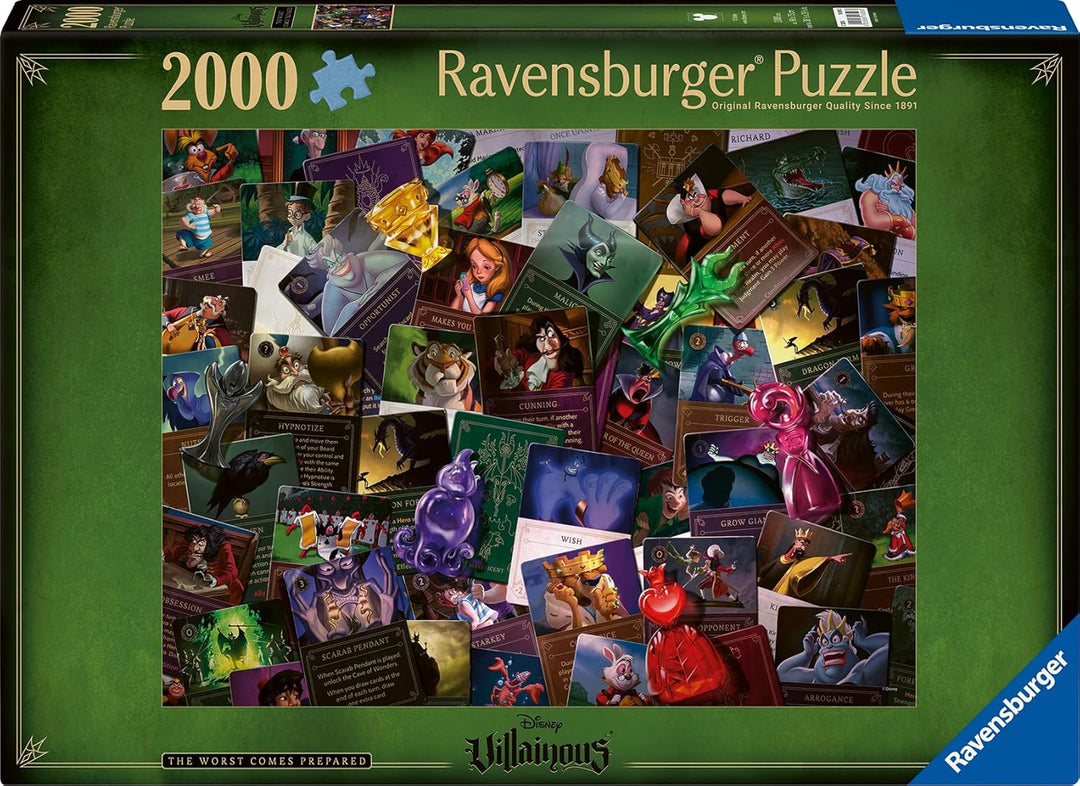 RAVENSBURGER 16506 Villainous Disney All Other Puzzle, Beige, 2000 pezzi