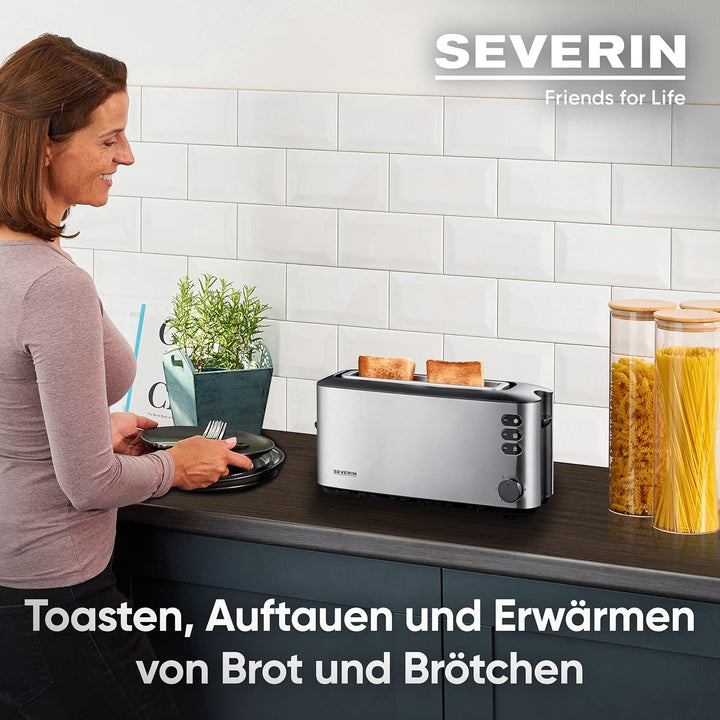 SEVERIN WK 3418 Digitaler Wasserkocher mit Fast-Boil-Power und individueller Temperaturauswahl, 1,7