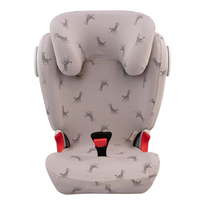 JYOKO Kids Bezug kompatibel mit Römer KIDFIX II XP SICT, kidfix 2 S, Kidfix Z - Line (Giraffe, MIT A