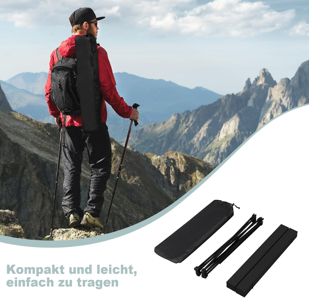 WOLTU Alu Campingtisch klappbar Falttisch Ultra Leichte tragbar mit Tragetasche, Klapptisch Kleiner
