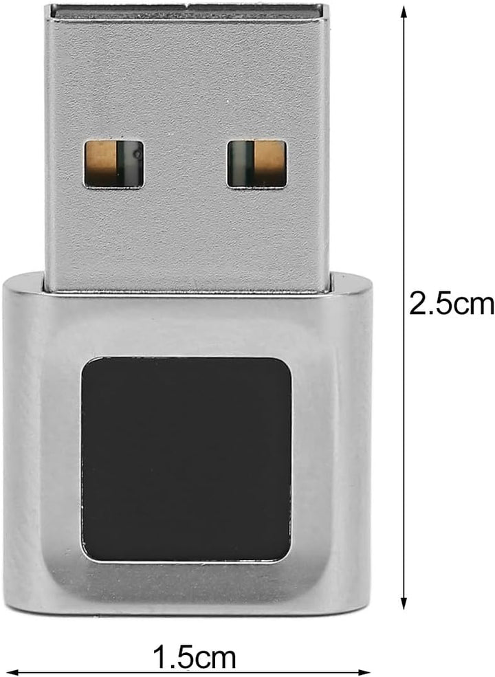 Sxhlseller USB-Fingerabdruckleser, für Windows 10/8/7 Hallo, Biometrischer Fingerabdruckscanner mit