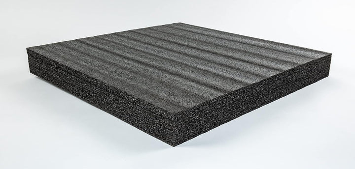 TYGR Multilayer Schaumstoff 600x600x70 schwarz für Werkzeug, Kamera & Co. | Einfaches Bearbeiten | W