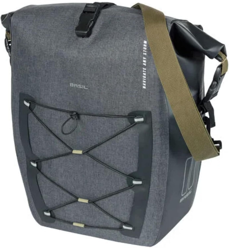 Basil Single pannier bag NAVIGATOR STORM L 25