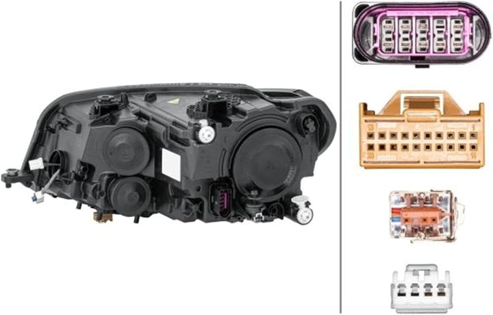 HELLA 1EL 012 286-221 Bi-Xenon/DE/LED-Hauptscheinwerfer - rechts - für u.a. VW Caddy IV Box (Saa, Sa