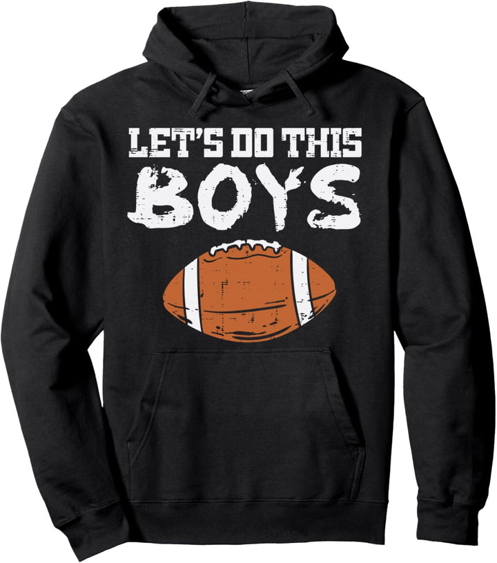 Lets This Jungen American Football Spieltag Trainer Dad Pullover Hoodie