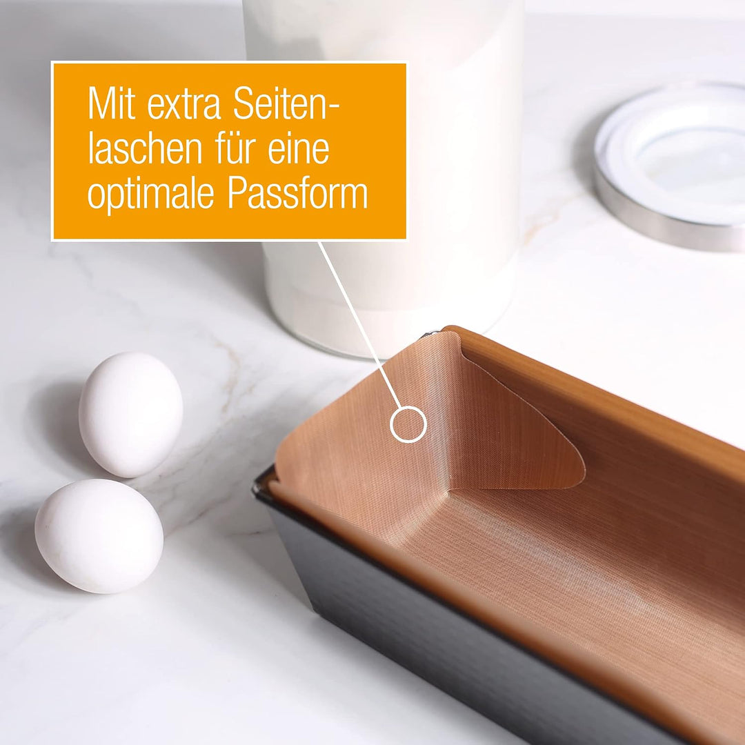 Amazy Dauerbackfolie für Backöfen (9er-Set) Premium wiederverwendbare Backpapier hitzebeständig, und