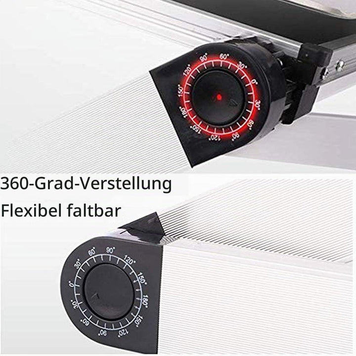 Silvotek Buchstaender - Winkel einstellbar leseständer höhenverstellbar, Kochbuchhalter mit Aluminiu