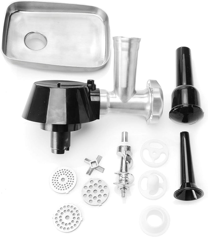 Syntrox Germany KC-1200W-W de Luxe XXL Weiss 5,8 Liter Edelstahl Food Processor Küchenmaschine mit t