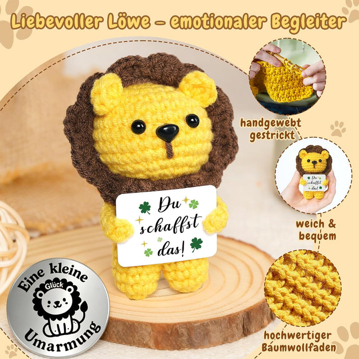 Pocket Hug Löwe Positive Geschenke, Einschulung Geschenk Du Schaffst Das!, Du Schaffst Das!