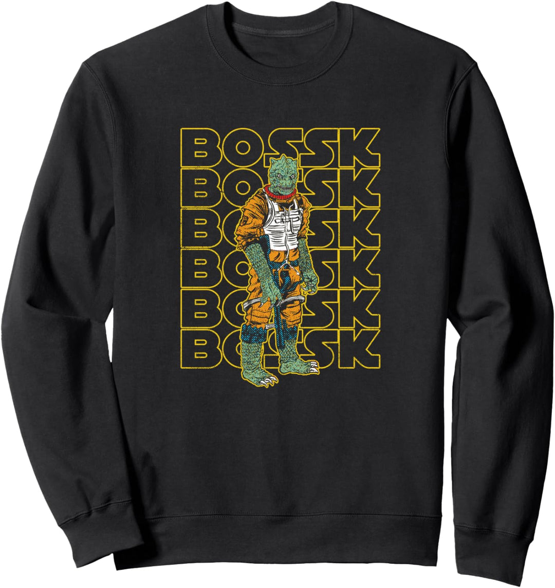 Star Wars Bossk Retro Big Halftones Sweatshirt