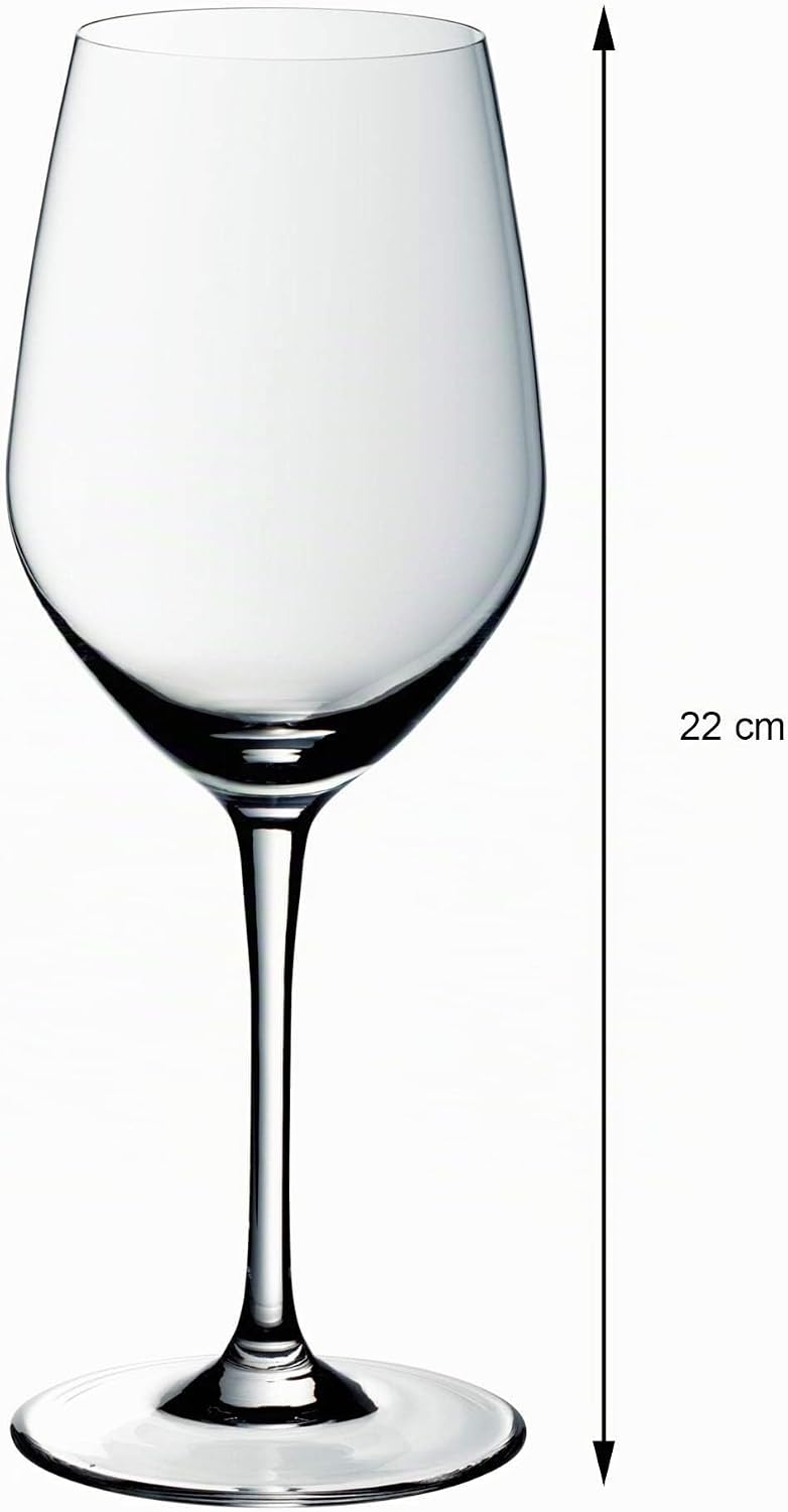 WMF Easy Plus Rotwein Weingläser Set 6-teilig, 450ml, Kristallglas, spülmaschinenfest, transparent r