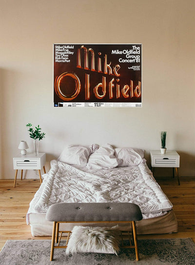 Mike Oldfield - Music Wonderland, Heidelberg 1981 » Konzertplakat/Premium Poster | Live Konzert Vera