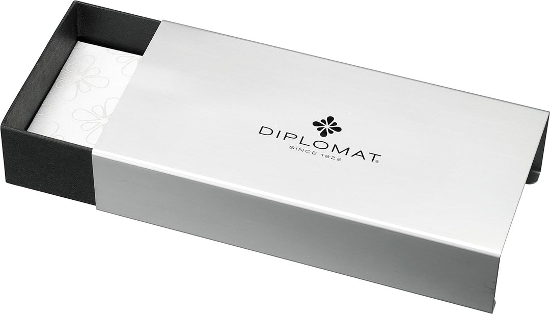 DIPLOMAT - Tintenroller Excellence A2 Skyline blau - Schick und elegant - Lange Lebensdauer - Funkel