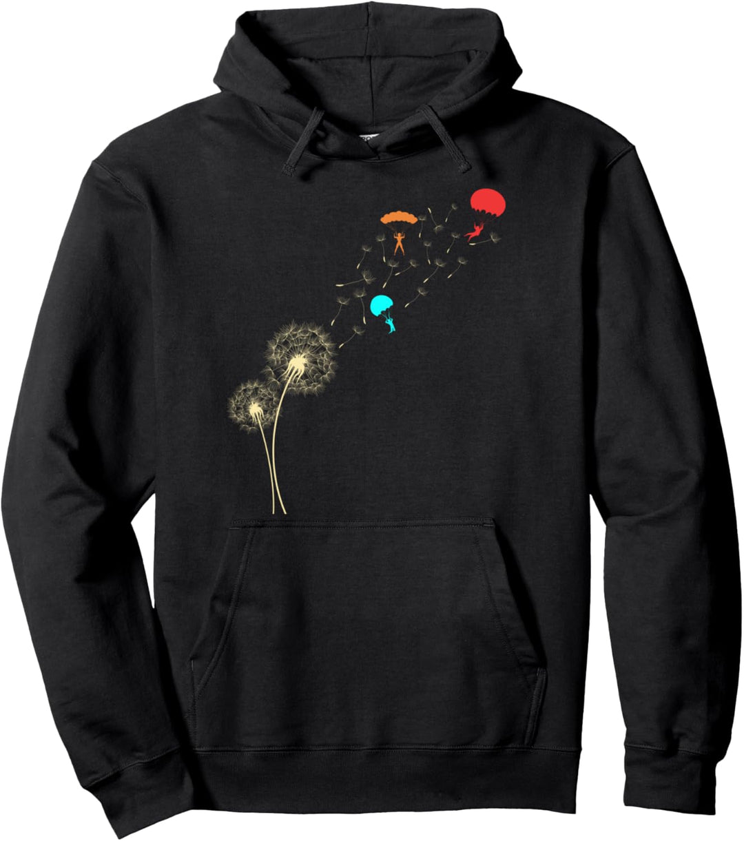 Pusteblumen Gleitschirmfliegen Pullover Hoodie