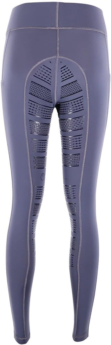 AK Wintex Reithose zum Überziehen, hohe Taille, Winter-Leggings, Vollbesatz, Silikongriff XS Anthraz