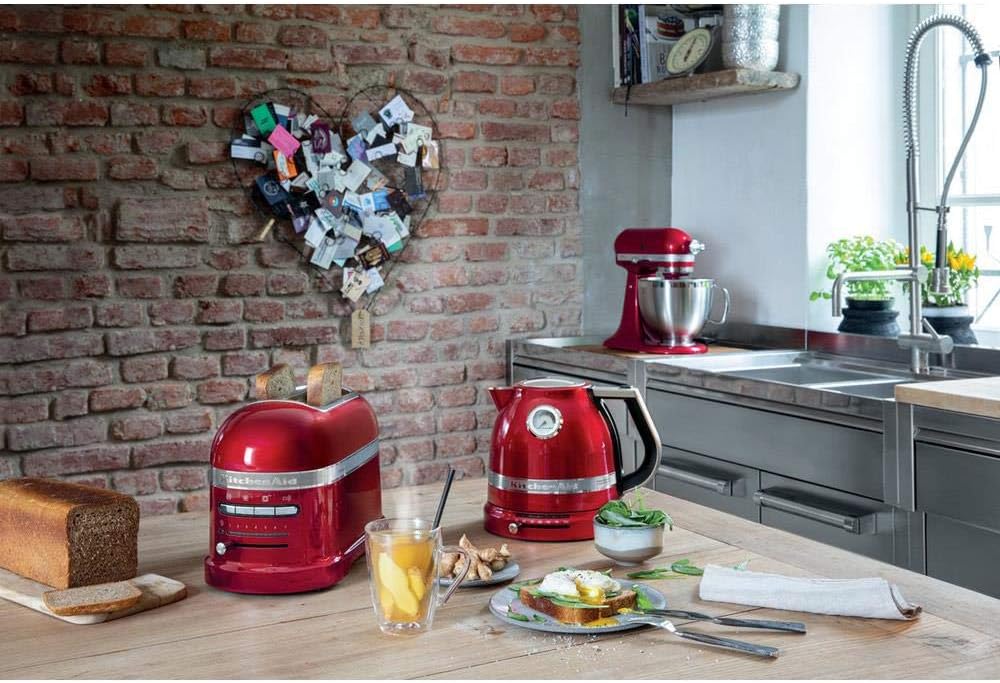 Kitchenaid 5KMT2204ECA Artisan -Toaster für 2 Scheiben, Liebesapfel rot, 220 - 240 V, 50 - 60 Hz