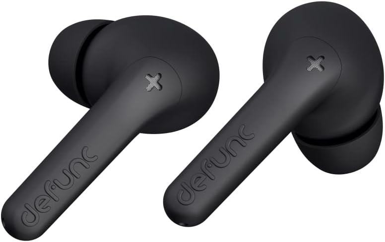 Defunc True Audio In-Ear True Wireless Ohrhörer, geringe Latenz, 5.3 Bluetooth Dual Kopfhörer, 30 Mi