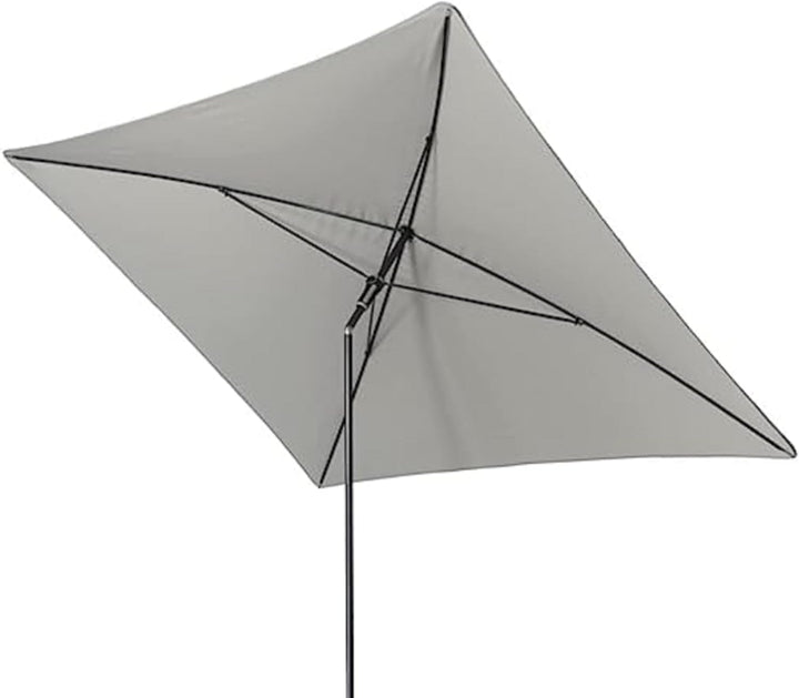 Doppler Sonnenschirm Sun Line Waterproof 225 x 120 cm ohne Volant, UV-Schutz 80, hellgrau