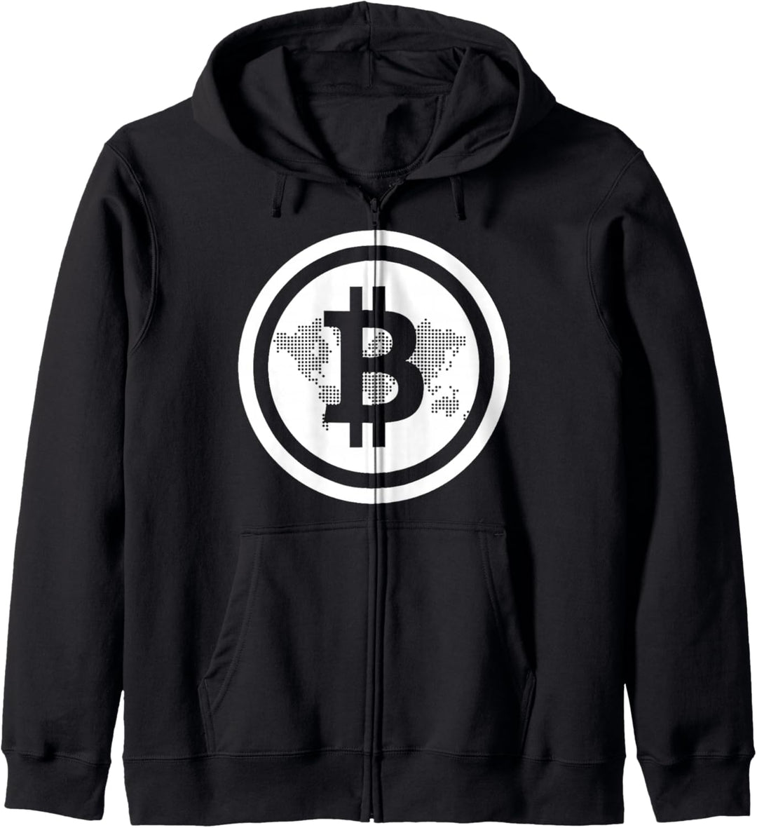 Bitcoin Logo BTC Kryptowährung Hodl Geschenk Kapuzenjacke