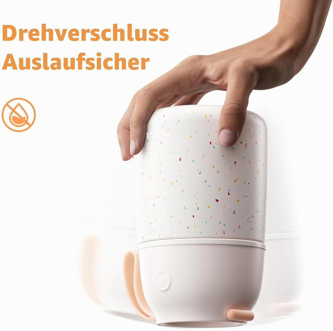 Thermobehälter für Essen 530ml, Edelstahl Thermobecher für Essen Warmhaltebehälter mit Löffel, Ausla