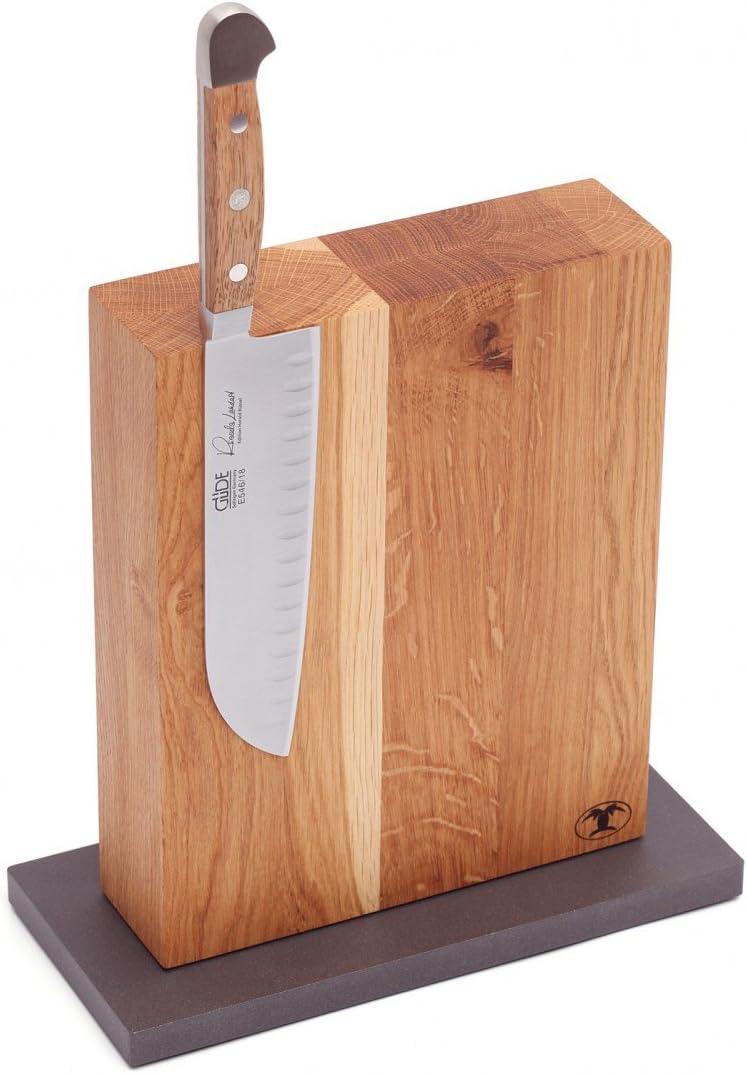 Blockwerk Magnetblock für 8 Messer, Eiche, anthrazit