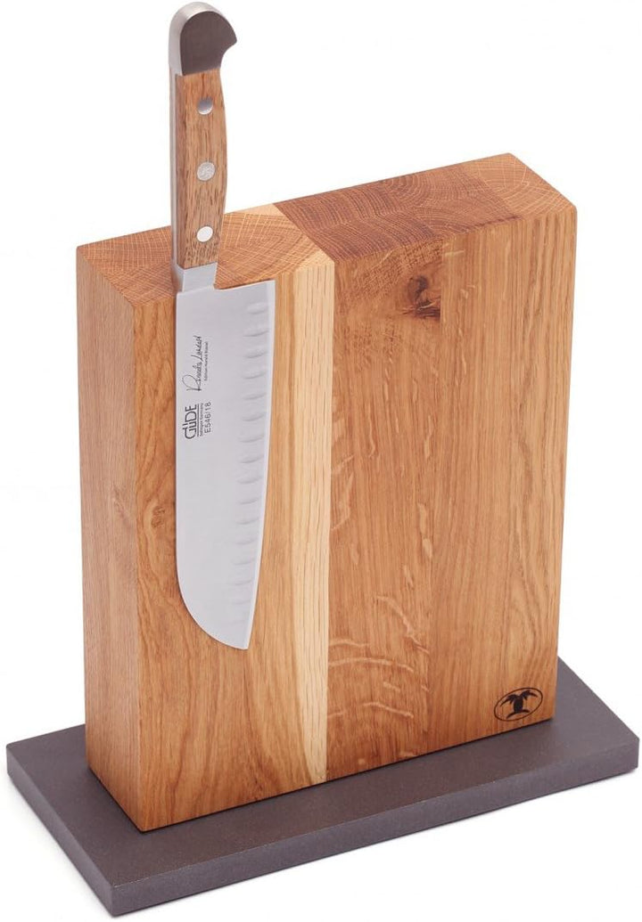 Blockwerk Magnetblock für 8 Messer, Eiche, anthrazit