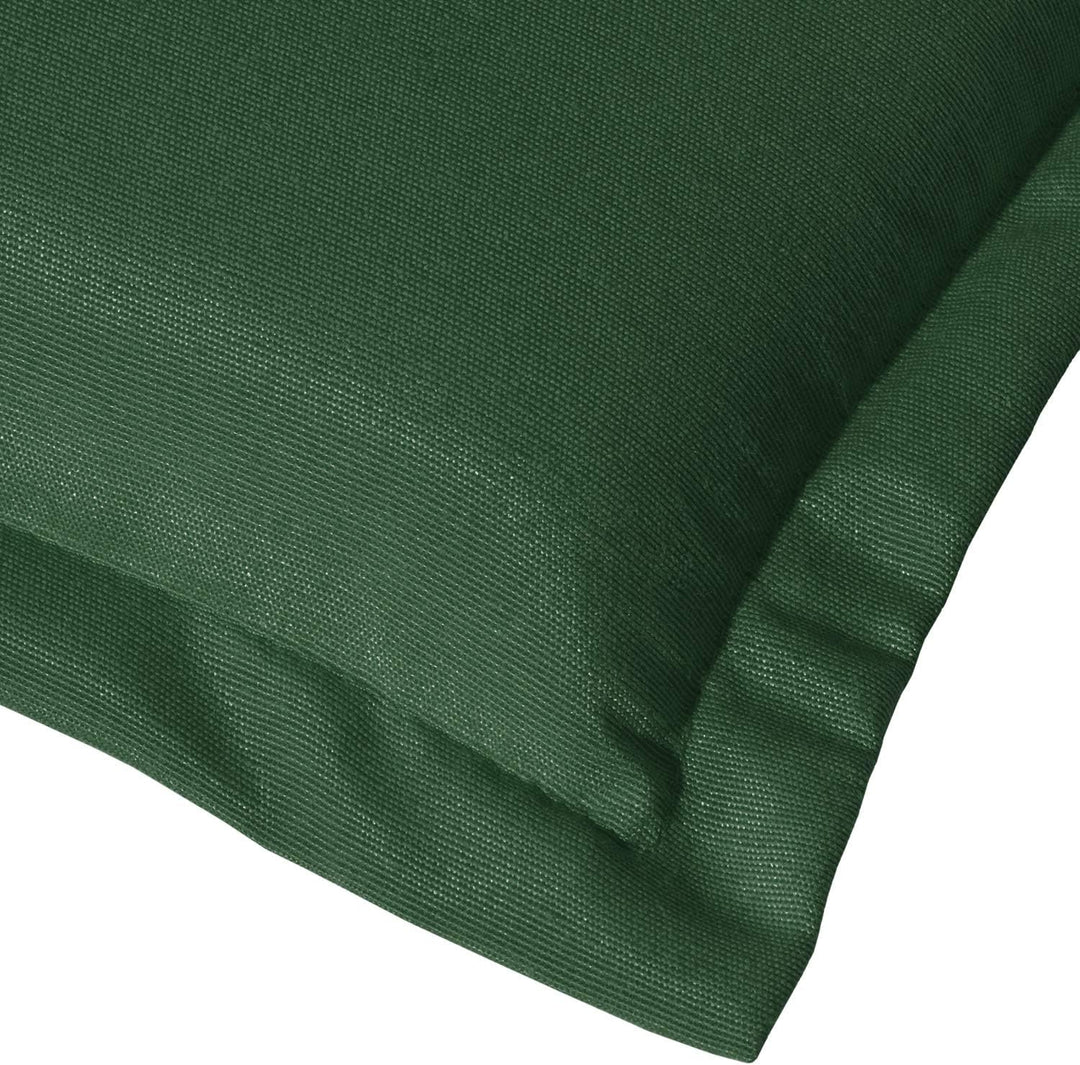 Beautissu 2er Set Gartenstuhlauflage für Hochlehner mit Schaumkern Füllung | 120x50x6cm Dunkelgrün w