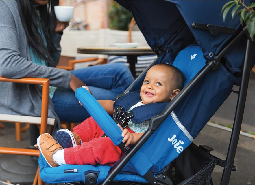 Joie Nitro LX Schirmbuggy – ultraleichter Kompakt-Buggy ab Geburt bis 15 kg, flach verstellbare Rück