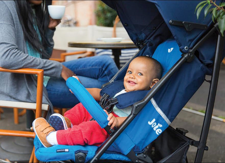 Joie Nitro LX Schirmbuggy – ultraleichter Kompakt-Buggy ab Geburt bis 15 kg, flach verstellbare Rück