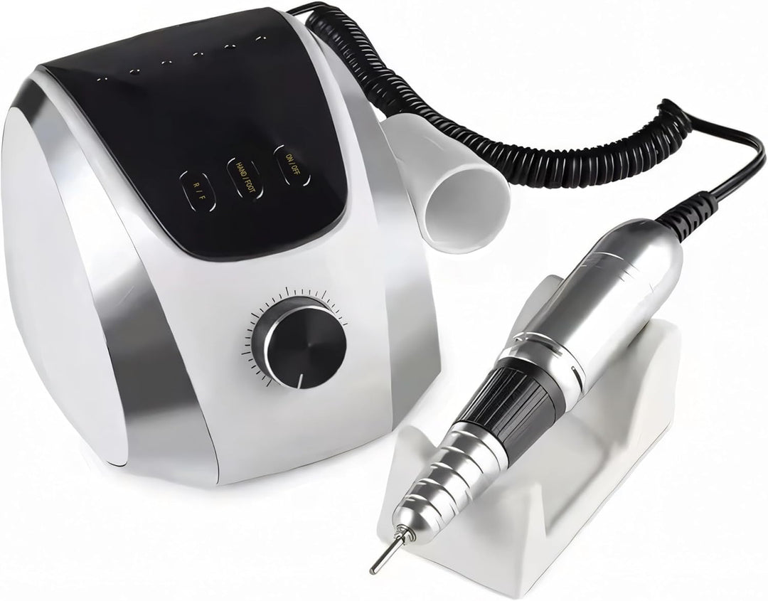 Retoo Nagelfräser Elektrische 35000 U/Min 65W Professionelle Nagelfeile mit LED Display Fräser für G