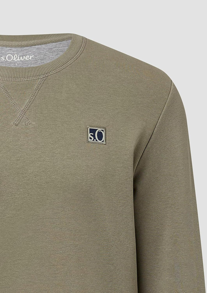 s.Oliver Sweatshirt aus Baumwollmix mit Crew Neck S 7853, S 7853