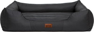 Hobbydog CORCZA2 Hundebett Hundesofa Hundekorb Tierbett Comfort, L, 65 x 50 cm, schwarz