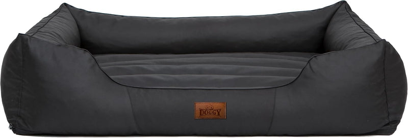 Hobbydog CORCZA2 Hundebett Hundesofa Hundekorb Tierbett Comfort, L, 65 x 50 cm, schwarz