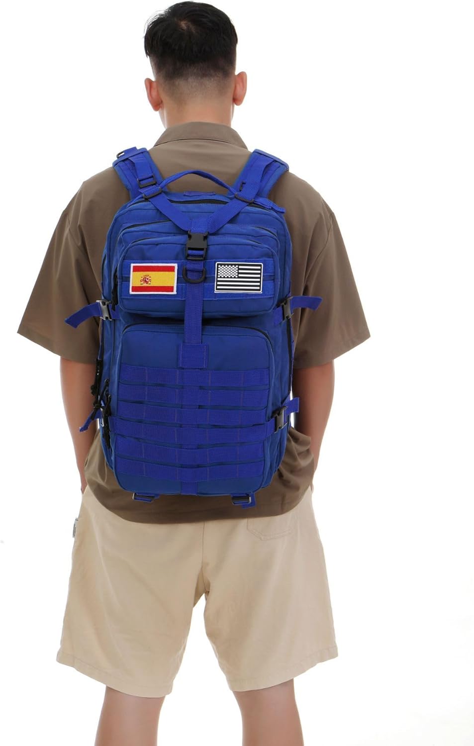 GUJOIN 50L Strapazierfähiger Nylon Wasserdichter Angeln Jagdrucksack Outdoor Militär Rucksäcke Takti