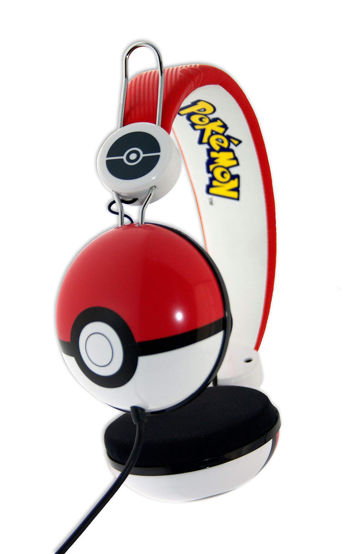 OTL Technologies TWEEN Kinder Kopfhörer Pokemon Pokeball (faltbar, gepolsterte Bügel, buntes Comic D