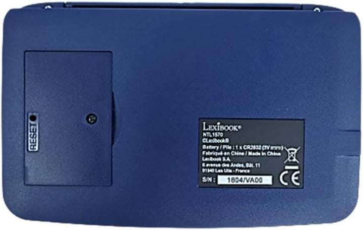 Lexibook Ubersetzer in 15 Sprachen, integrierter Euro-Konverter, Batterien, Blau, NTL1570LXB Purple